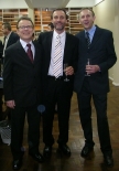 Torsten Boch with Rogrio Meneguzzo, President (left) and Hermes Kozak, Coordinator (right) of the Local Federation Group Erechim